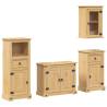 4 Piece Corona Solid Wood Pine Bathroom Furniture Set