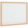 Magnetic Whiteboard with Pine Frame 40x30 cm - HipoMarket