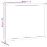 Magnetic Whiteboard with Pine Frame 40x30 cm - HipoMarket