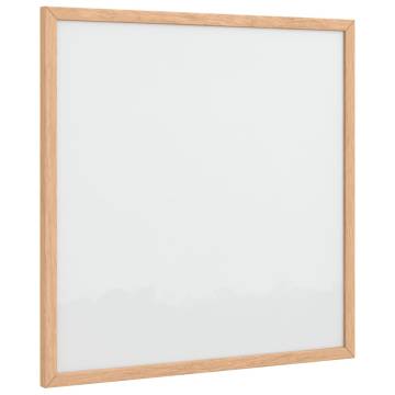 Magnetic Whiteboard with Solid Pine Frame - 40x40 cm