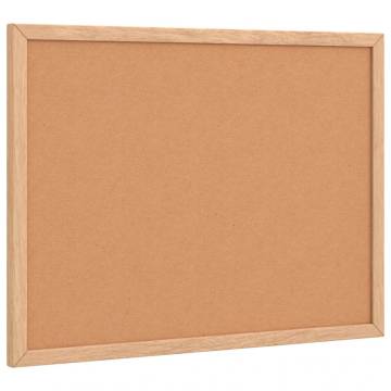 Cork Board with Solid Pine Frame 40x30 cm - Organize Your Space