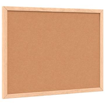 Cork Board with Solid Pine Frame 40x30 cm - Organize Your Space