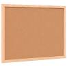 Cork Board with Solid Pine Frame 40x30 cm - Organize Your Space