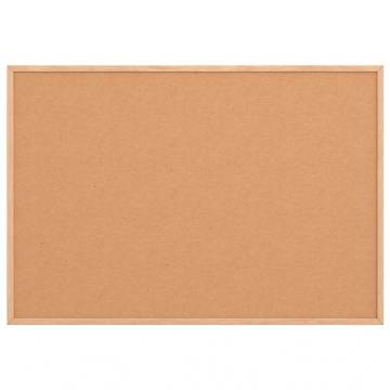 Cork Board with Solid Pine Wood Frame - 80x55 cm | HipoMarket