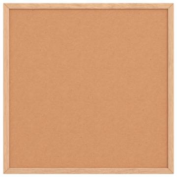 Cork Board with Solid Pine Frame 40x40 cm - Organize Stylishly