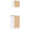 Garage Cabinets 2 pcs White Engineered Wood | HipoMarket