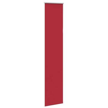 Red Blackout Roller Blind 50x210 cm - Durable & Versatile