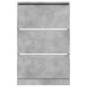 Shoe Cabinet Concrete Grey 80x21x125.5 cm - Hipomarket