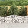 Arched Gabion Baskets 2 pcs 200x50x60/80 cm Galvanised Iron Size 200 x 50 x 60/80 cm Quantity in Package 2 