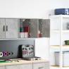  Garage Wall Cabinets 2 pcs Concrete Grey Engineered Wood Colour concrete grey Size 30 x 30 x 41 cm Quantity in Package 2 