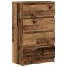 Old Wood Sideboard - 60x35x98.5 cm Engineered Wood Storage