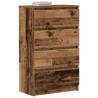 Old Wood Sideboard - 60x35x98.5 cm Engineered Wood Storage