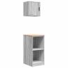 Garage Cabinets 2 pcs Grey Sonoma Engineered Wood | HipoMarket