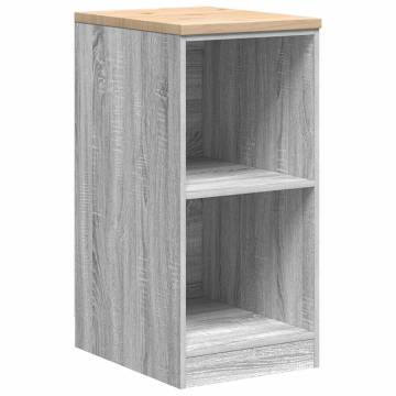 Garage Cabinets 2 pcs Grey Sonoma Engineered Wood | HipoMarket