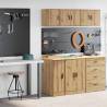  Garage Cabinets 2 pcs Artisan Oak Engineered Wood Colour artisian oak Size 30 x 51 x 85 cm Quantity in Package 1 Model 1 door 