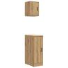 Garage Cabinets 2 pcs Artisan Oak Engineered Wood - Hipo Market