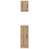 Garage Cabinets 2 pcs Artisan Oak Engineered Wood - Hipo Market