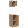 Garage Cabinets 2 pcs Artisan Oak Engineered Wood - Hipo Market