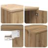 Garage Cabinets 2 pcs Artisan Oak - Durable Storage Solution