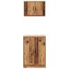 Garage Cabinets 2 pcs Old Wood - Organize Your Space