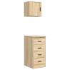 Garage Cabinets 2 pcs Sonoma Oak - Durable Storage Solutions