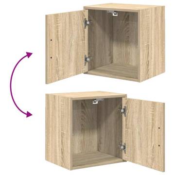 Garage Cabinets 2 pcs Sonoma Oak - Durable Storage Solutions