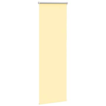 Yellow Blackout Roller Blind 50x130 cm - Durable & Stylish