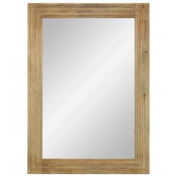 Bathroom Mirror Brown 50x70 cm - Solid Mango Wood | HipoMarket