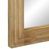 Bathroom Mirror Brown 50x70 cm - Solid Mango Wood | HipoMarket