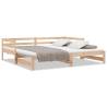 Pull-out Day Bed without Mattress - Versatile Pinewood Design