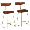  Bar Stools 2 pcs 49x43x79 cm Solid Wood Mango Colour brown Size 49 x 43 x 79 cm Quantity in Package 2 Material solid mango wood 