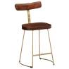 Stylish 2 pcs Bar Stools - Solid Wood Mango Design