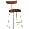 Stylish 2 pcs Bar Stools - Solid Wood Mango Design