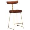 Stylish 2 pcs Bar Stools - Solid Wood Mango Design