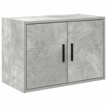 Garage Cabinets 6 pcs - Concrete Grey Engineered Wood