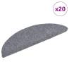  Stair Mats Self-adhesive 20 pcs Light Grey 56x17x3 cm Colour light grey Size 56 x 17 x 3 cm Quantity in Package 20 