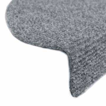 Self-Adhesive Stair Mats 20 pcs | Light Grey | Safe & Stylish