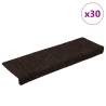  Stair Mats Self-adhesive 30 pcs Brown 65x21x4 cm Colour brown Quantity in Package 30 