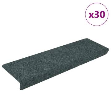 Stair Mats Self-Adhesive – 30 pcs Green 65x21 cm | HipoMarket