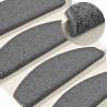 Stair Mats 30 pcs Dark Grey | Non-Slip and Washable