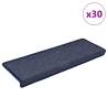  Stair Mats 30 pcs 65x21x4 cm Grey and Blue Colour grey and blue Size 65 x 21 x 4 cm Quantity in Package 30 