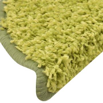 Stair Mats 30 pcs Green | Non-Slip & Washable | 56x17x3 cm