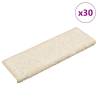  Stair Mats 30 pcs 65x21x4 cm White Colour white Size 65 x 21 x 4 cm Quantity in Package 30 