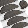 Stair Mats Self-adhesive Sisal-Look 30 pcs - Anthracite