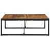 Stylish Square Coffee Table - Solid Mango Wood 100x100 cm