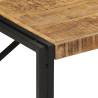 Stylish Square Coffee Table - Solid Mango Wood 100x100 cm