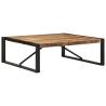 Stylish Square Coffee Table - Solid Mango Wood 100x100 cm