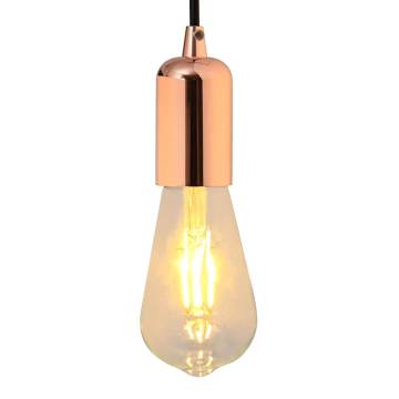 Lamp Holders 2 pcs Rose Gold E27 - Stylish Vintage Lighting