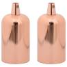 Lamp Holders 2 pcs Rose Gold E27 - Stylish Vintage Lighting