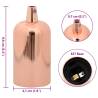 Lamp Holders 2 pcs Rose Gold E27 - Stylish Vintage Lighting